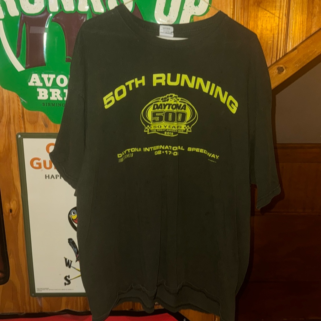 Daytona 500 50tb Anniversary Xxl Green Vintage Tshirt 2008